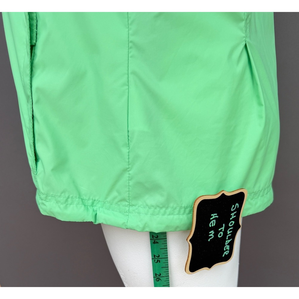 Columbia Switchback III Rain Jacket Women Large Green Hooded Windbreaker Outdoor - Picture 15 of 16